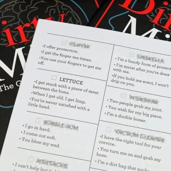 TDC Games Original Dirty Minds Party Game image {2}