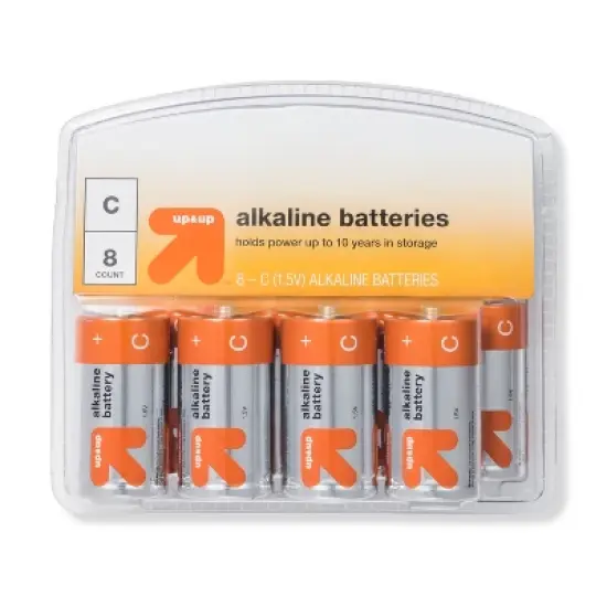 C Batteries - 8ct - up & up&trade; image {1}