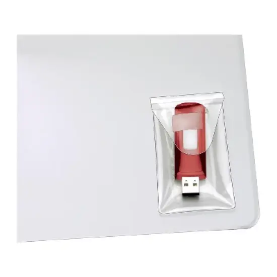 Cardinal HOLD IT USB Pockets 3 7/16 x 2 Clear 6/Pack 21140 image {2}