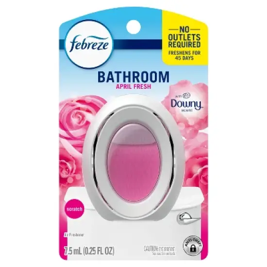 Febreze Bathroom Downy Air Freshener - 0.25 fl oz image {1}
