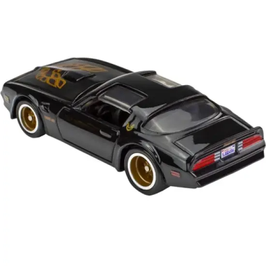 1977 Pontiac Firebird T/A Trans Am Black with Golden Bird on Hood "Fast & Furious" Series Diecast Model Car by Hot Wheels image {2}