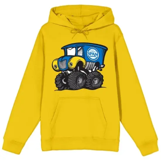 Spam 4x4 Tractor Men's Gold Sweatshirt image {3}