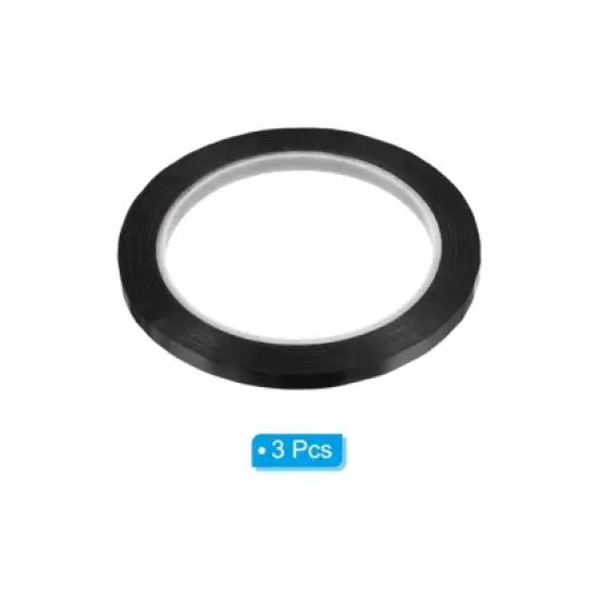 Unique Bargains Adhesive Versatile Durable DIY Art Whiteboard Tape 3 Pcs image {2}