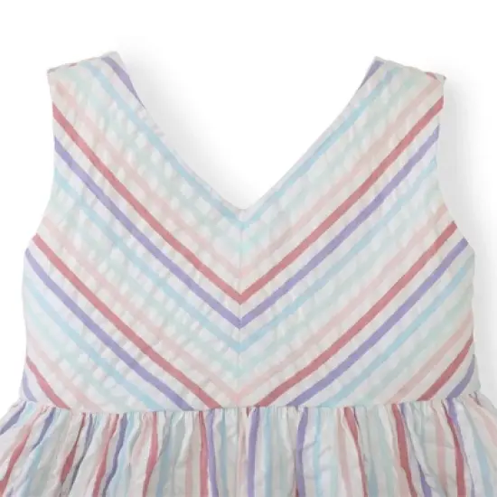 Hope & Henry Girls' Seersucker Swing Dress, Toddler image {1}