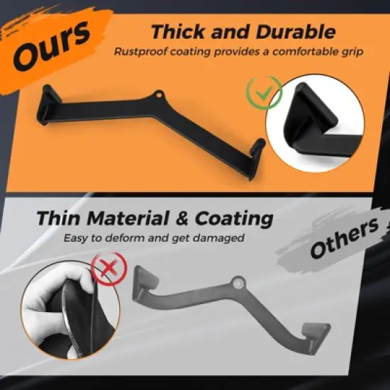 Costway LAT Pulldown Attachment Set Back Strength Training Bicep Tricep Handle Grips image {6}