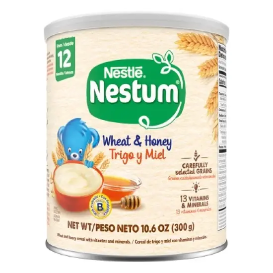 Gerber Nestum Wheat and Honey Baby Cereals - 10.58oz image {5}