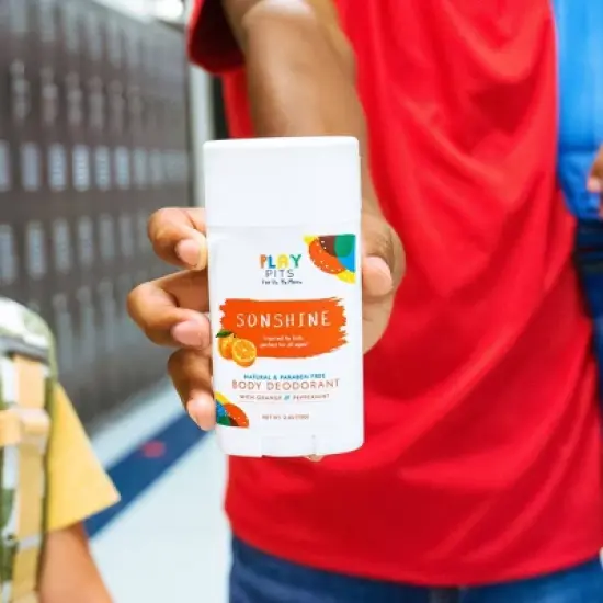 Play Pits Sonshine Kids' Natural Solid Deodorant - 2.65oz image {1}