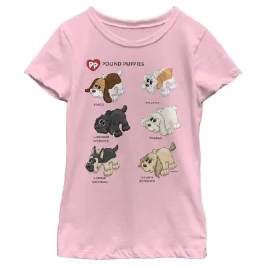 Girl's Pound Puppies Puppy Chart T-Shirt image {3}