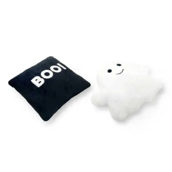 2pk Mini Decor Pillows Boo and Ghost - Bullseye's Playground&trade; image {1}