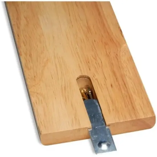 WE Games Classic Cribbage Set - Solid Wood Continuous 2 Track Board with Metal Pegs image {3}