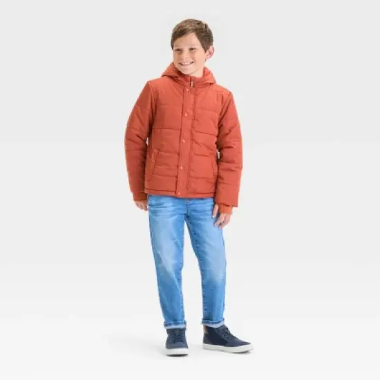 Boys' Solid Puffer Jacket - Cat & Jack&trade; image {2}