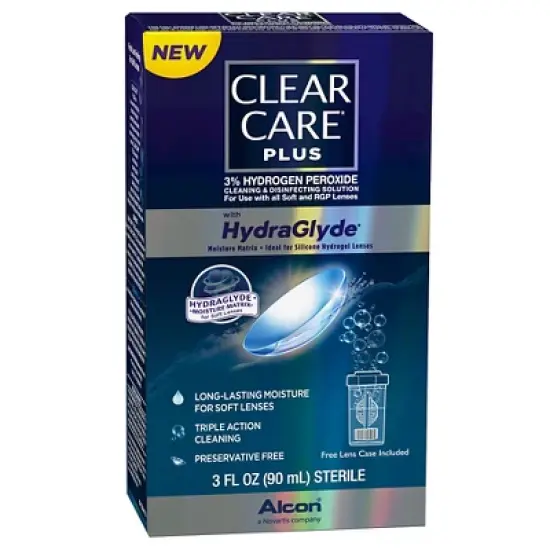 Clear Care Plus with HydraGlyde Lens Solution - 3 fl oz image {5}