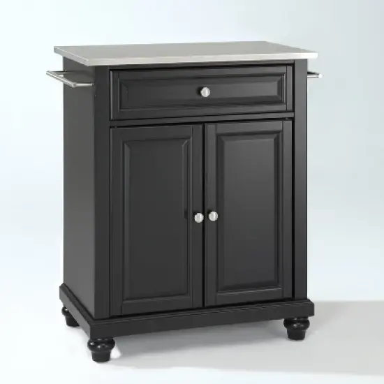 Cambridge Stainless Steel Top Portable Kitchen Island/Cart - Crosley image {7}