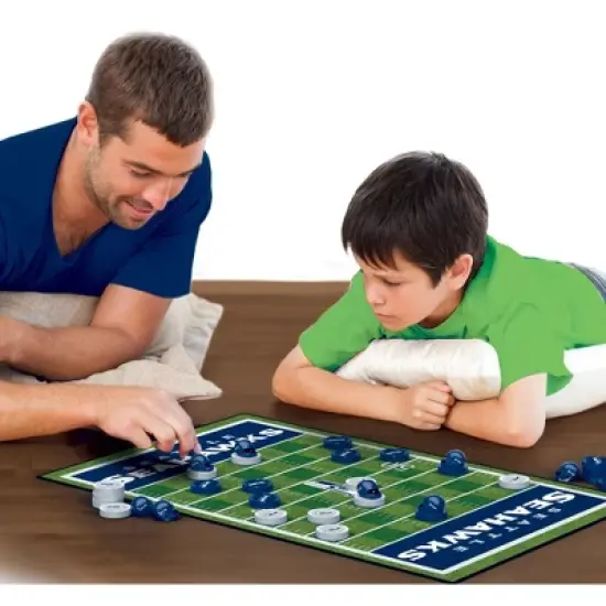 MasterPieces Officially licensed NFL Seattle Seahawks Checkers Board Game for Families and Kids ages 6 and Up image {4}