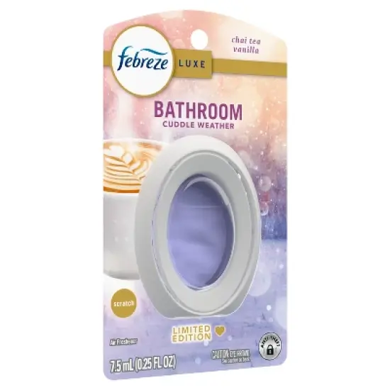 Febreze Luxe Bathroom Air Freshener - Cuddle Weather - 0.25 fl oz image {10}