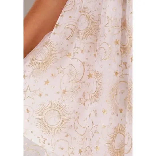 HalloweenCostumes.com Women's Plus Size Gold Starburst Angel Halloween Costume | Adult Plus Size Angel Costumes image {6}