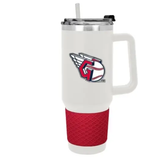 MLB Cleveland Guardians Colossus Travel Mug - 40oz: Stainless Steel, Lidded Tumbler image {4}