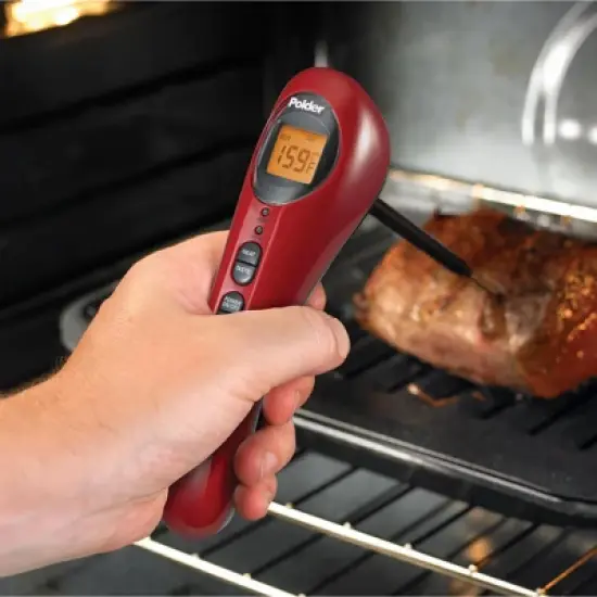 Polder Safe Serve Digital Instant Read Grill Thermometer w/ 10 Inch Probe image {3}