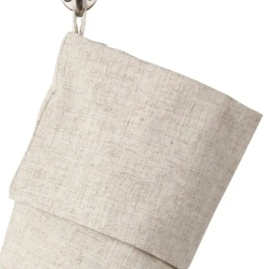 Saro Lifestyle Solid Color Toscana Christmas Stocking image {3}