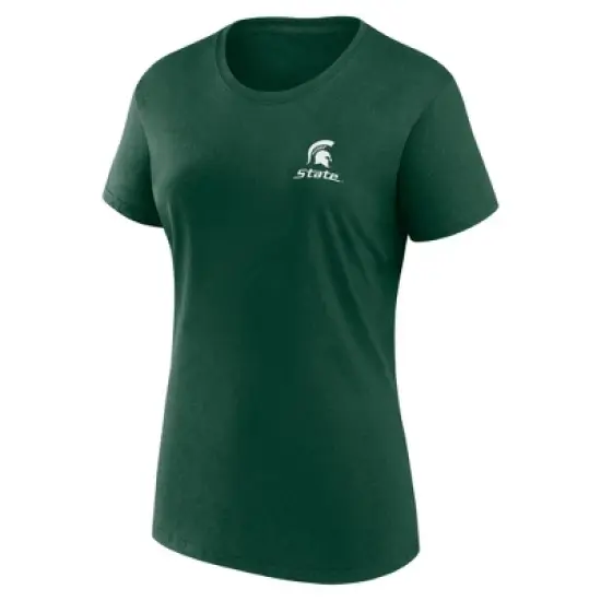 NCAA Michigan State Spartans Women's Bi-Blend Crew T-Shirt image {3}