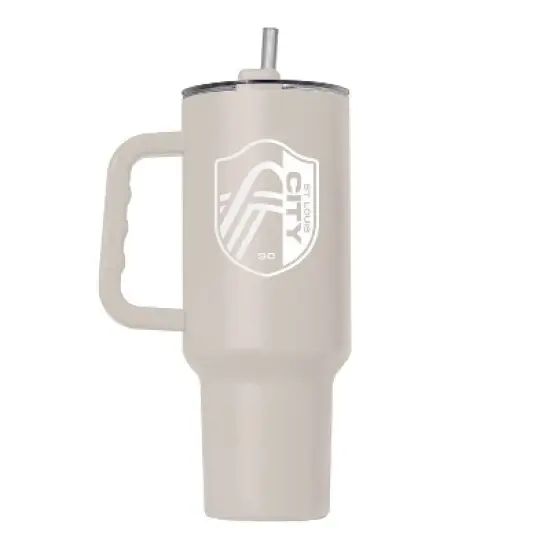 MLS St. Louis City FC Sand 40oz Powder Coat Tumbler image {1}