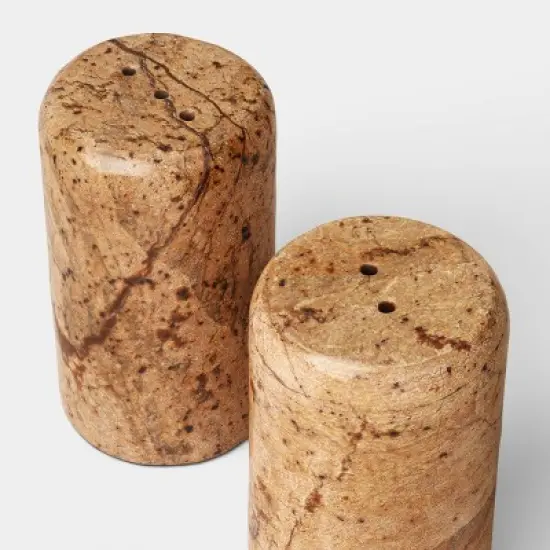 Salt and Pepper Shaker Set Marble - Threshold&trade; image {2}