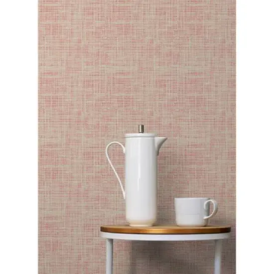 Brewster Peel and Stick 1pc Wallpaper Nolan Pink image {2}