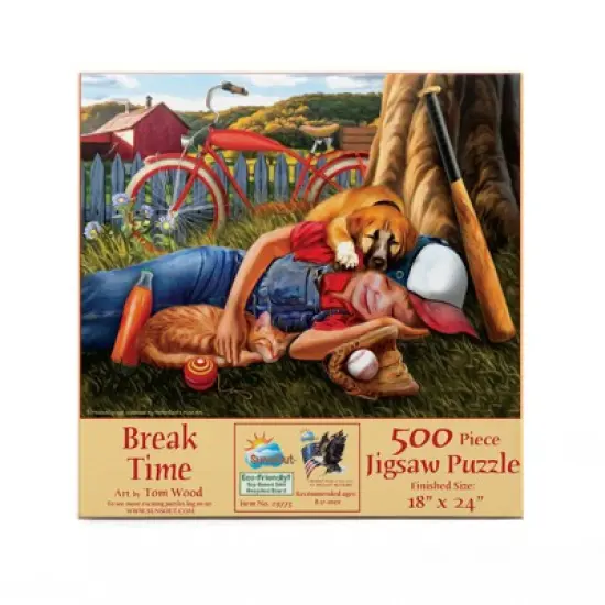 Sunsout Break Time 500 pc Jigsaw Puzzle 29773 image {2}