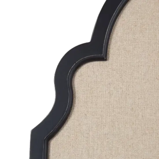 Kate and Laurel Hogan Arch Framed Pinboard, 24x36, Black image {2}