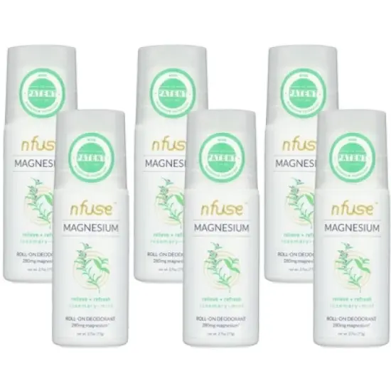 Nfuse Natural Rosemary Mint Deodorant Magnesium - Case of 6/2.7 oz image {4}