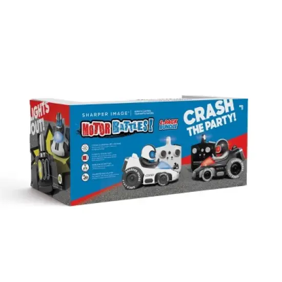Sharper Image RC Motor Battles Team Battle Racers: Plastic Battery-Powered Remote Control Vehicles, 4 Pieces image {7}