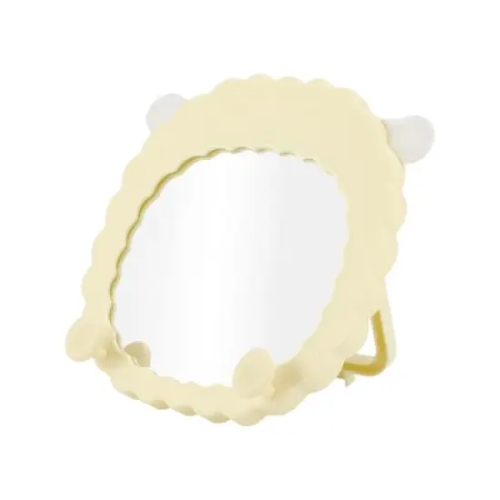 Unique Bargains Cute Sheep Shape Desktop Cosmetic Mirror 1 Pc image {5}