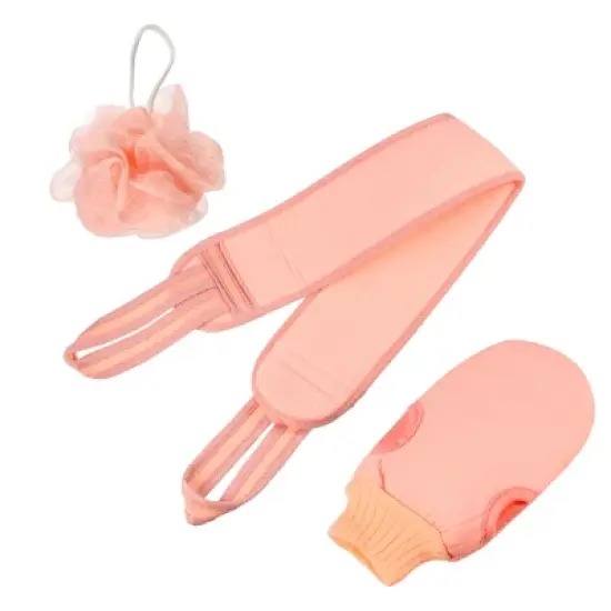 Unique Bargains Shower Bath Brush Kit 8.66"x4.72" 1 Set image {9}