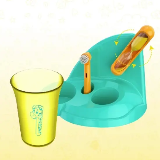 Brusheez Jovie the Giraffe Children's Electronic Kids Toothbrush Set image {4}