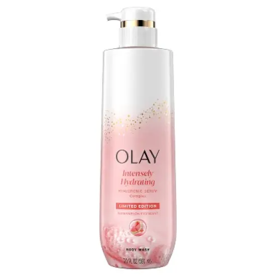 Olay Intensely Hydrating Body Wash with Hyaluronic Serum Complex - Watermelon Fizz - 20 fl oz image {9}
