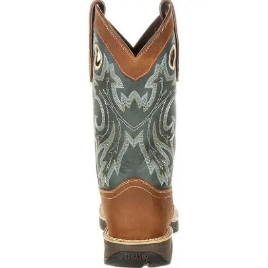 Men's Rebel by Durango Pull-On Western Boot, DDB0131, Saddlehorn and Clover image {3}