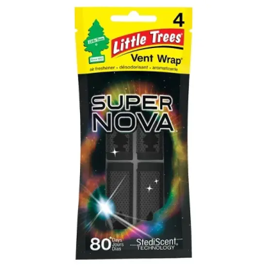 Little Trees Vent Wrap Supernova 4pk Air Freshener image {4}
