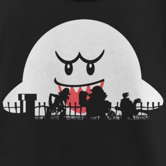 Girl's Nintendo Halloween Boo Silhouettes T-Shirt image {1}