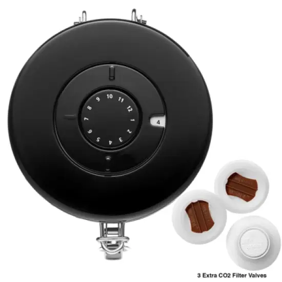 Bretani 24 oz Coffee Canister & Scoop Set - Stainless Steel Airtight Kitchen Storage Container for Coffee Beans and Grounds image {4}