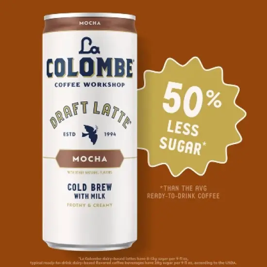 La Colombe Mocha Draft Latte - 4pk/9 fl oz Cans image {3}