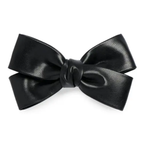 Shiraleah Faux Leather Bow Clip image {5}