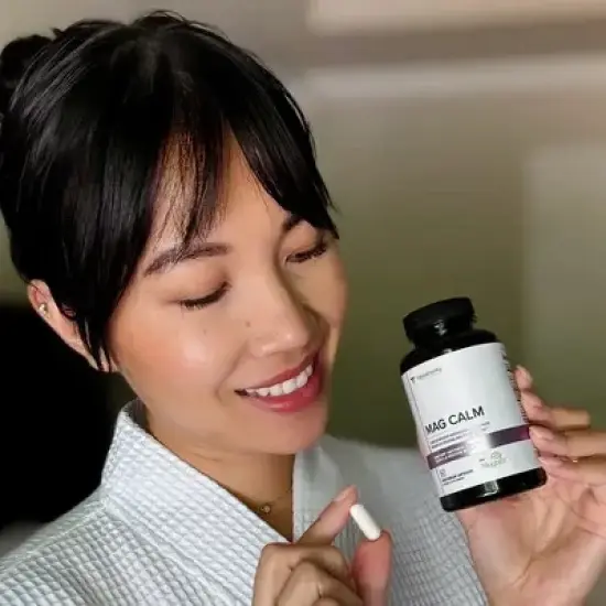 Vitauthority Mag Calm Capsule, Magnesium L- Threonate with Magtein Supports Quality Sleep & Positive Mood, 90ct image {2}