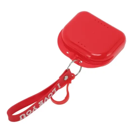 Unique Bargains Compact Braces Box with Lanyard 1 Pc image {15}