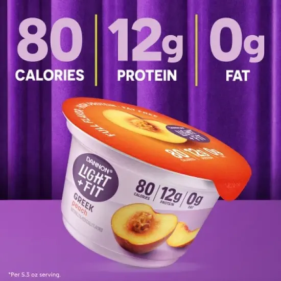 Light + Fit Nonfat Gluten-Free Greek Yogurt - 4ct/5.3oz Cups image {11}