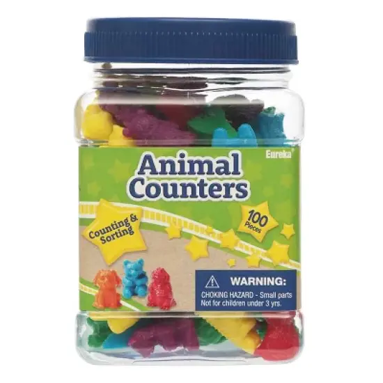 Eureka Tub of Animal Counters image {1}