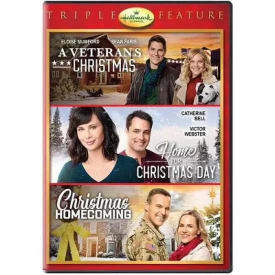 Hallmark Holiday Collection Triple Feature: A Veteran's Christmas/HomeFor Christmas Day/Christmas Homecoming (DVD) image {1}