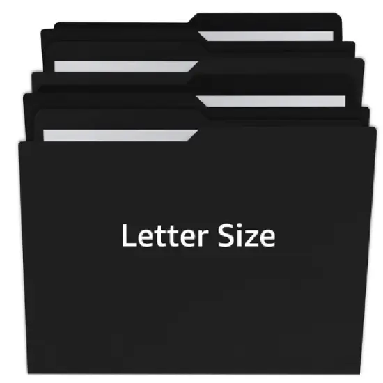 File Folders Letter Size 8.5 x 11-inch image {1}