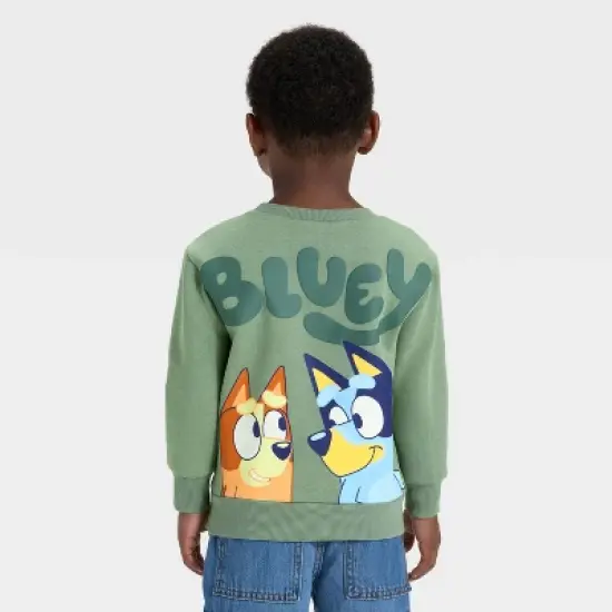 Toddler Boys' Bluey Bingo Fleece Sweatshirt - Green image {2}