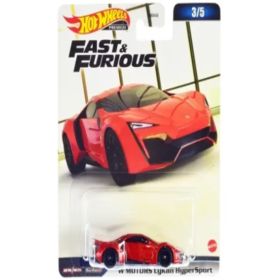 "Fast & Furious" 2023 5 piece Set B Diecast Model Cars by Hot Wheels image {3}