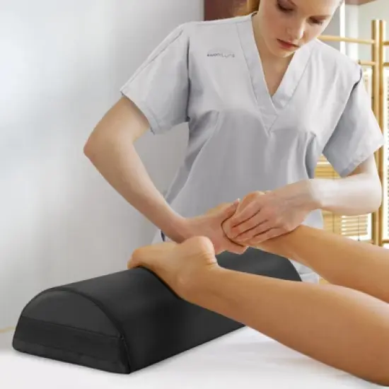 Saloniture Jumbo Half 26" x 9" x 4.5" Round&nbsp;Massage Table Bolster Pillow Pad image {3}